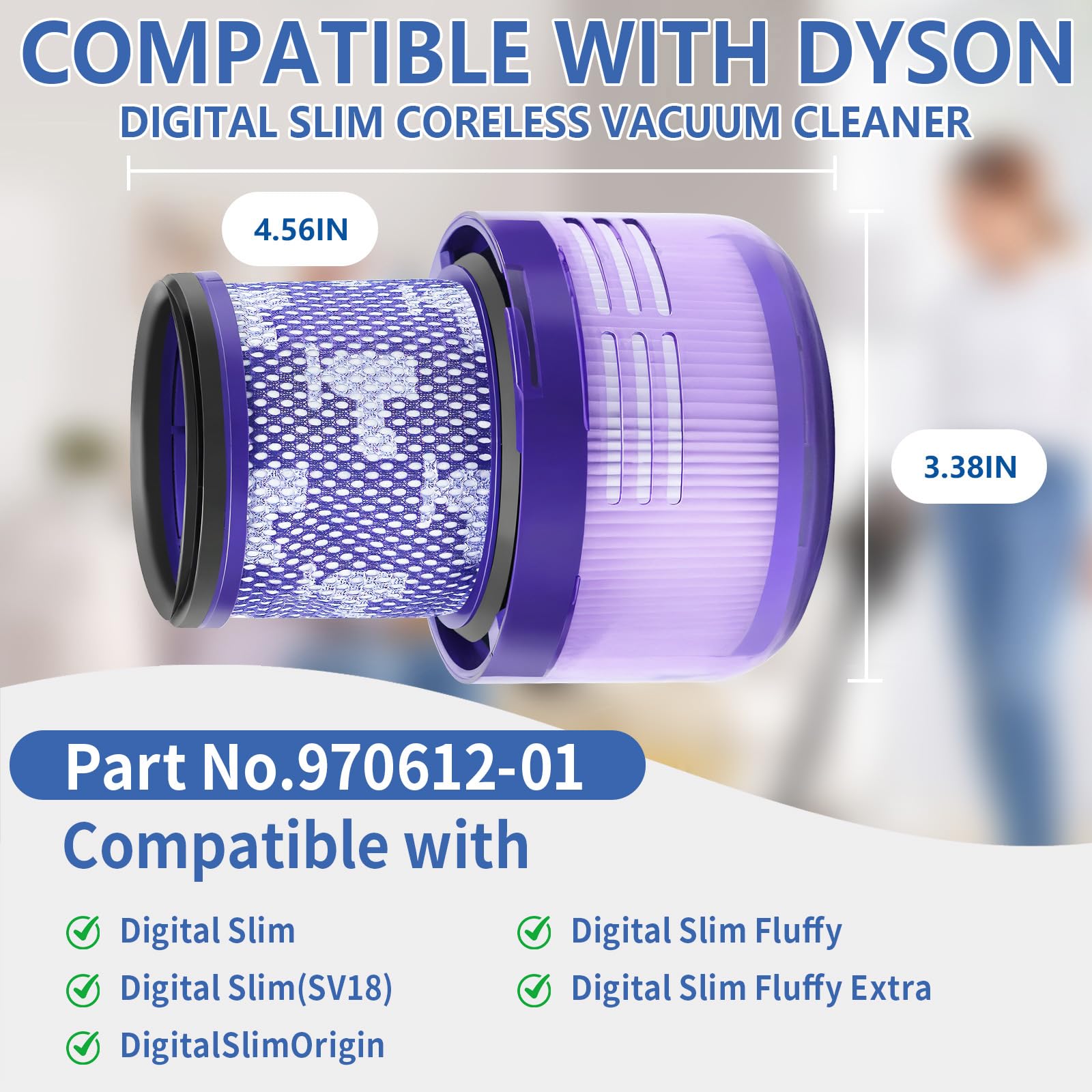 Amazon.co.jp: V9交換用フィルター3個。Dyson V9 SV18 SV57に対応